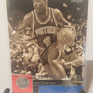2009-10 Upper Deck Immortals Joe Dumars Detroit Pistons