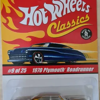 Hot Wheels Classics 1970 Plymouth Roadrunner S1 9/25 Gold