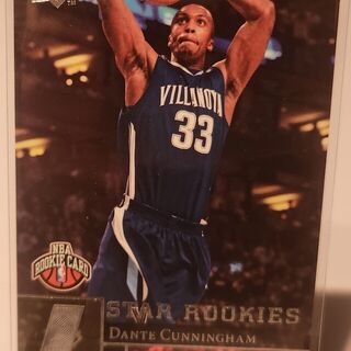 2009-10 Upper Deck Dante Cunningham Star Rookies Card 212 Portland Trail Blazers