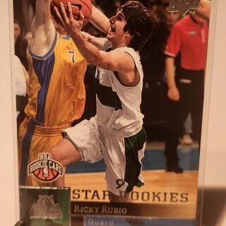 2009-10 Upper Deck Ricky Rubio Star Rookies Minnesota Timberwolves 237