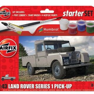 Airfix 1/43 Land Rover Series 1 Pick-Up Starter Set