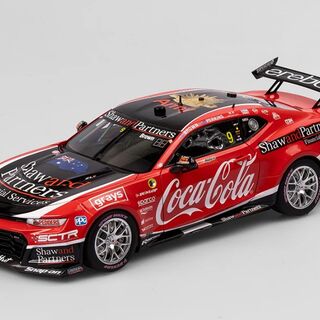 Coca-Cola Racing By Erebus #9 Will Brown / Jack Perkins Chevrolet Camaro ZL1 - 2023 Bathurst 1000 - Authentic Collectables 1/18