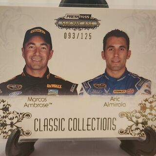 2012 Showcase Classic Collections Nascar Gold 093 of 125 Marcos Ambrose & Aric Almirola 59