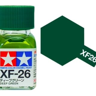 Tamiya Colour Enamel Paint XF-26 Deep Green Matt
