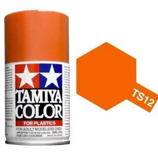 Tamiya TS-12 Orange Colour Spray Paint