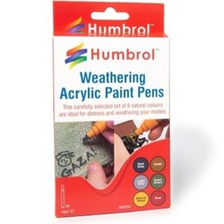 Humbrol Weathering Acrylic Paint Pens