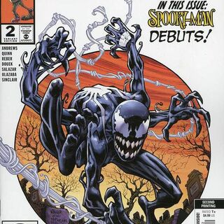 Edge Of Spider-Verse #2 TODD NAUCK 2ND PRINTING VARIANT Marvel Comics