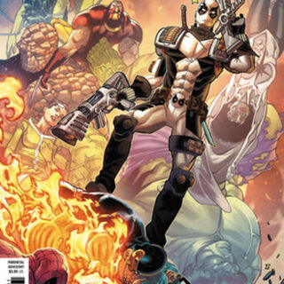 Deadpool #2 JAVIER GARRON BLACK COSTUME VARIANT Marvel Comics
