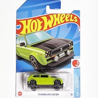 Hotwheels '73 Honda Civic Custom Green LC