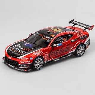 Coca-Cola Racing By Erebus #99 Brodie Kostecki Chevrolet Camaro ZL1 - 2023 Darwin Triple Crown Indigenous Round - Authentic Collectables 1/18