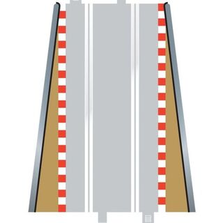 Scalextric Lead in / Lead Out Borders x 2