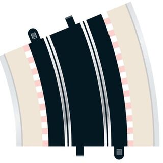 Scalextric Radius 4 Curve 22.5° x 2