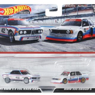 Hot Wheels Premium Car Culture 2Pack BMW '73 3.0 CSL Race Car and BMW 320 Group 5