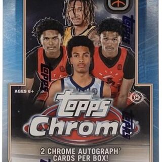 Topps Chrome 2022/23 OTE Basketball Trading Cards Hobby Box
