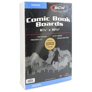 BCW Modern Comic Backing Boards