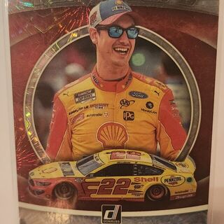 2022 Panini Donruss Contenders Prizm C3 Joey Logano Nascar Trading Card