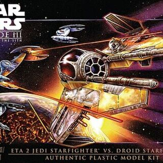 AMT Star Wars Jedi Starfighter vs Droid Fighters