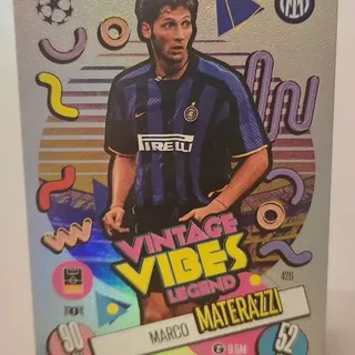 Topps 2024 Match Attax Marco Materazzi FC Milano Vintage Vibes Legend