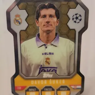 Topps 2024 Match Attax Davor Suker Chrome Shield