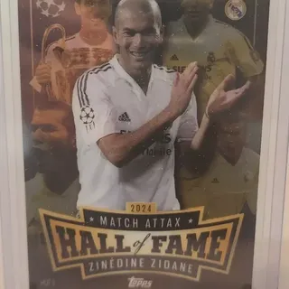 Topps 2024 Match Attax Zinedine Zidane Hall of Fame Edition