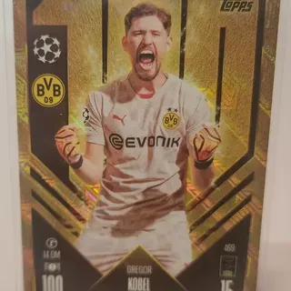 Topps 2024 Match Attax Gregor Kobel 100 Club Edition Borussia Dortmund