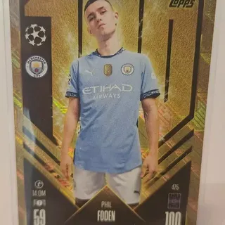 Topps 2024 Match Attax Phil Foden 100 Club Edition Manchester City