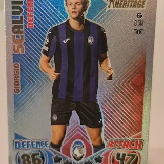 Topps 2024 Match Attax Giorgio Scalvini Atalanta BC Heritage