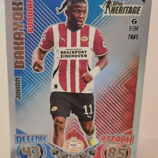 Topps 2024 Match Attax Johan Bakayoko PSV Eindhoven Heritage