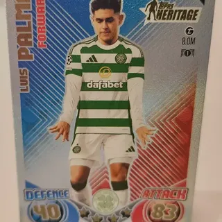 Topps 2024 Match Attax Luis Palma Celtic FC Heritage