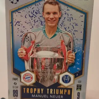 Topps 2024 Match Attax Manuel Neuer FC Bayern Munchen Trophy Triumph