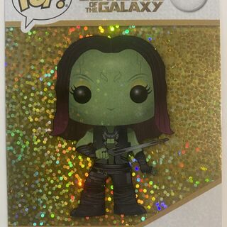 Gamora 2023 Marvel Funko Upper Deck Card #35 Gold Glitter