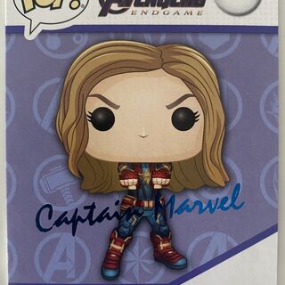Captain Marvel 2023 Marvel Funko Upper Deck Card #43 Facsimile Signature
