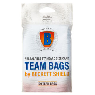 Beckett Sheild Resealable Team Bags