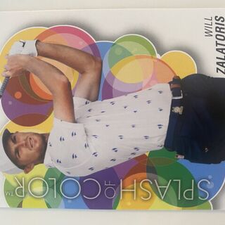 2023 Upper Deck Goodwin Champions 122 Will Zalatoris Golf Splash of Color