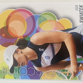2023 Upper Deck Goodwin Champions Iga Swiatek Tennis Splash of Color