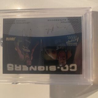 1999-00 Stadium Club Co-Signers #CS17 G.Payton/J.Bender Beckett NM-MT 8 Beckett 10 Autograph