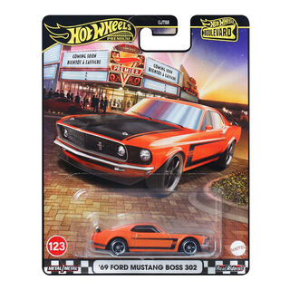 Hot Wheels Premium Boulevard #123 '69 Ford Mustang Boss 302