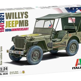 Italeri Willys Jeep MB 80th Anniversary