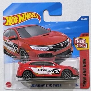 Hot Wheels 2018 Honda Civic Type R- Short Card