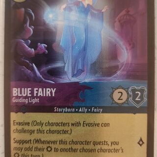 Disney Lorcana Reign of Jafar UNCOMMON Foil Blue Fairy #71/204