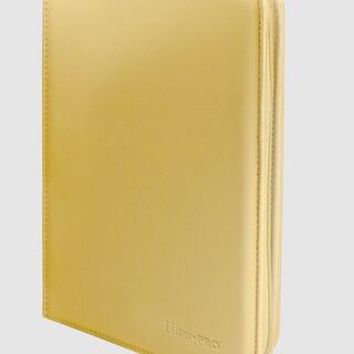 Ultra Pro Vivid 4-Pocket Zippered PRO-Binder - Yellow
