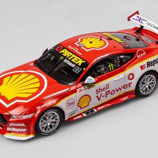 Shell V-Power Racing Team #11 Anton De Pasquale Ford Mustang GT - 2024 Taupo Super400 Jason Richards Trophy Winner - Authentic Collectables 1/18