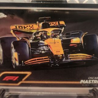 2024 Topps Chrome F1 Qualifying Lap Oscar Piastri  #80