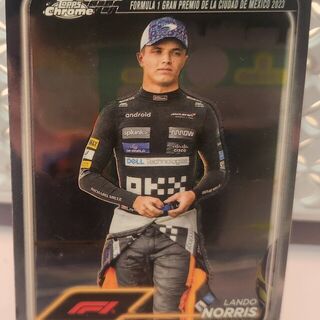 2024 Topps Chrome F1 Qualifying Lap Lando Norris #177