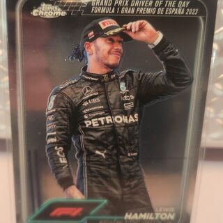 2024 Topps Chrome F1 Qualifying Lap Lewis Hamilton  #165