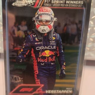 2024 Topps Chrome F1 Qualifying Lap Max Verstappen #149
