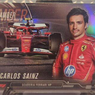 2024 Topps Chrome F1 Qualifying Lap Carlos Sainz  Camber #CAM-2