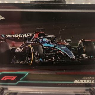 2024 Topps Chrome F1 Qualifying Lap George Russell #77