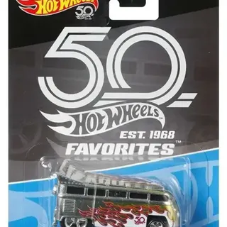 Hot Wheels 50th Anniversary Favorites VW Volkswagen T1 Drag Bus