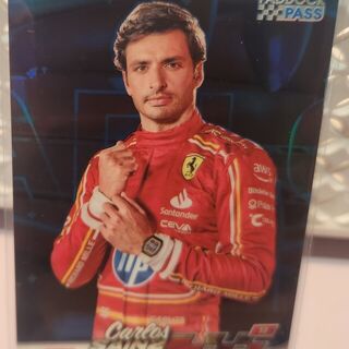2024 Topps Paddock Pass F1 Carlos Sainz #54 - Blue Foil